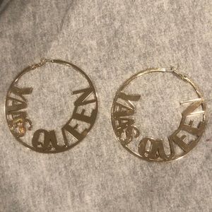 Thalia Soldi YAAS QUEEN hoops (3 inches)